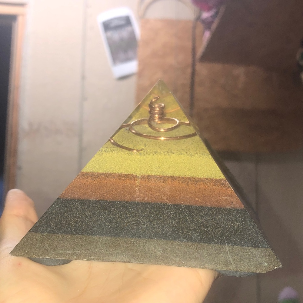 Orgone Pyramid Paperweight